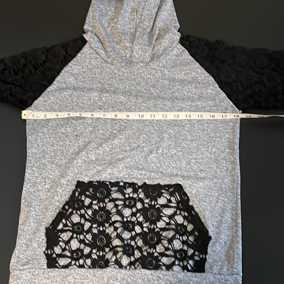 Unbranded, Knit Sleeved Hoodie, small - Picture 4 of 7